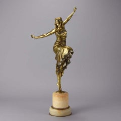 Art Deco Bronze Figure 'Russian Dancer' by Paul Philippe