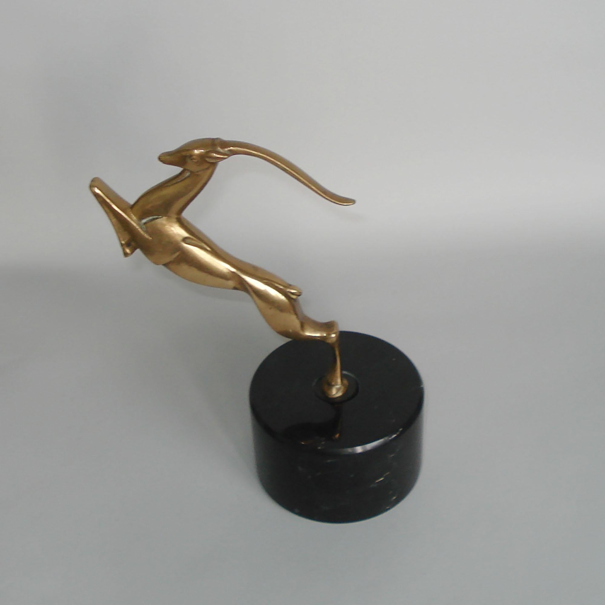 Art Deco Bronze Figurine of a Impala, Johannes Bosma, Netherlands, circa 1925 2