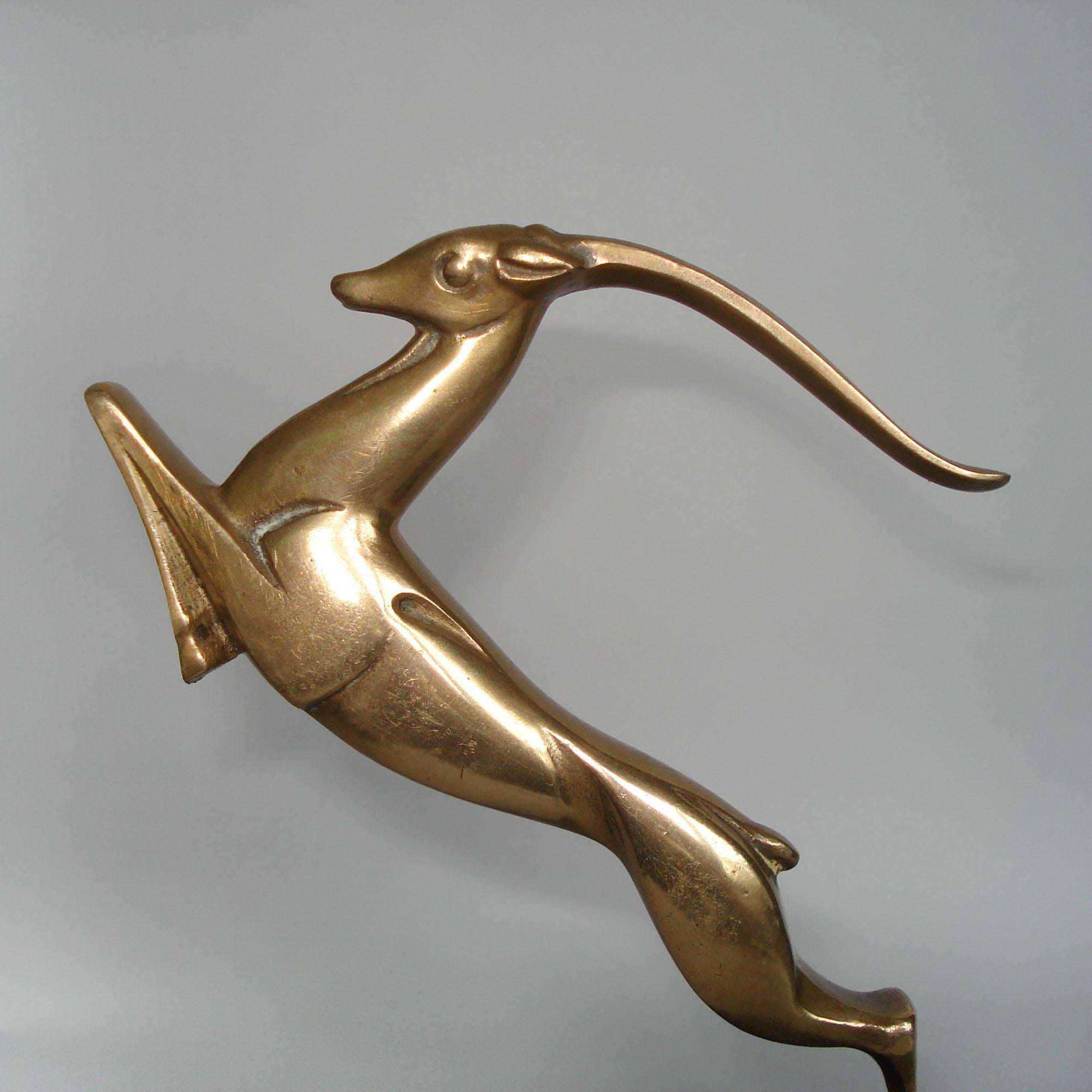 Art Deco Bronze Figurine of a Impala, Johannes Bosma, Netherlands, circa 1925 3