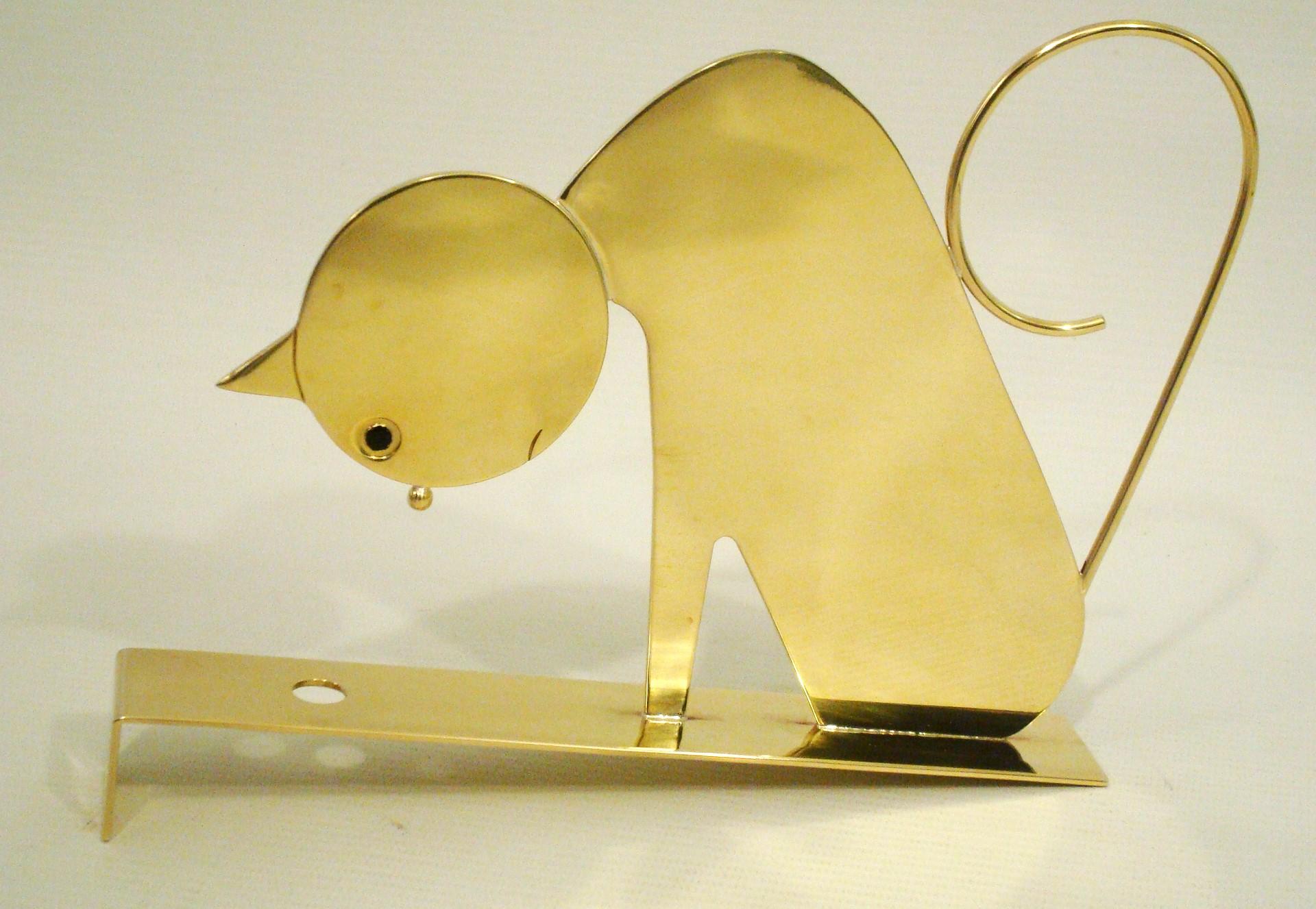 Lucidato Scultura di gatto Hagenauer in bronzo Art Déco  1930´s in vendita