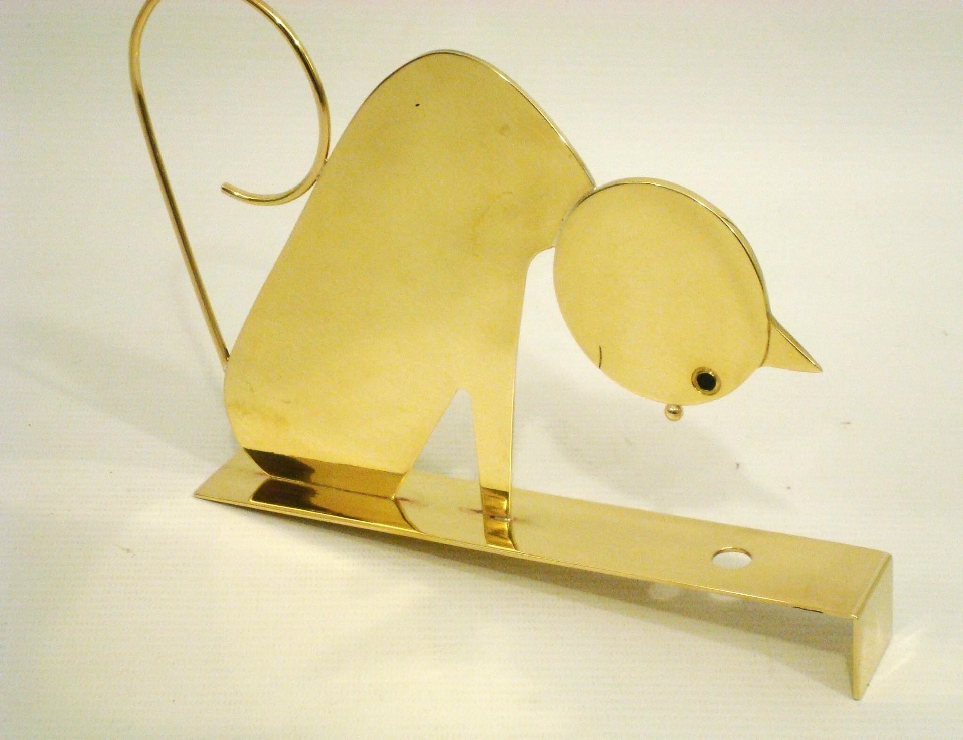 XX secolo Scultura di gatto Hagenauer in bronzo Art Déco  1930´s in vendita