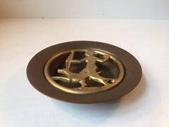 Art Deco Bronze Insence Burner / Potpourri Tray by N. Dam Ravn, Denmark, 1930s