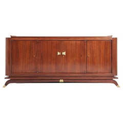 Art Deco Bronze Mounted Walnut Sideboard