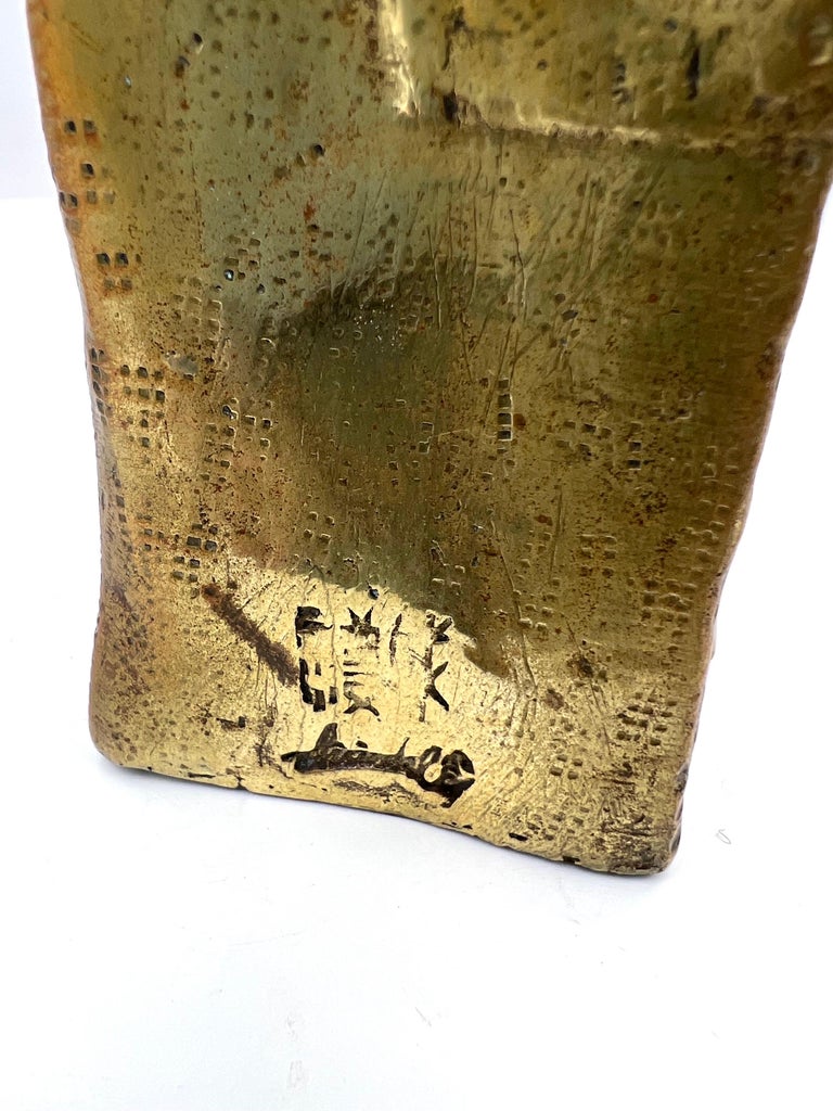 Art Deco Bronze Nude Sculpture Signed For Sale at 1stDibs