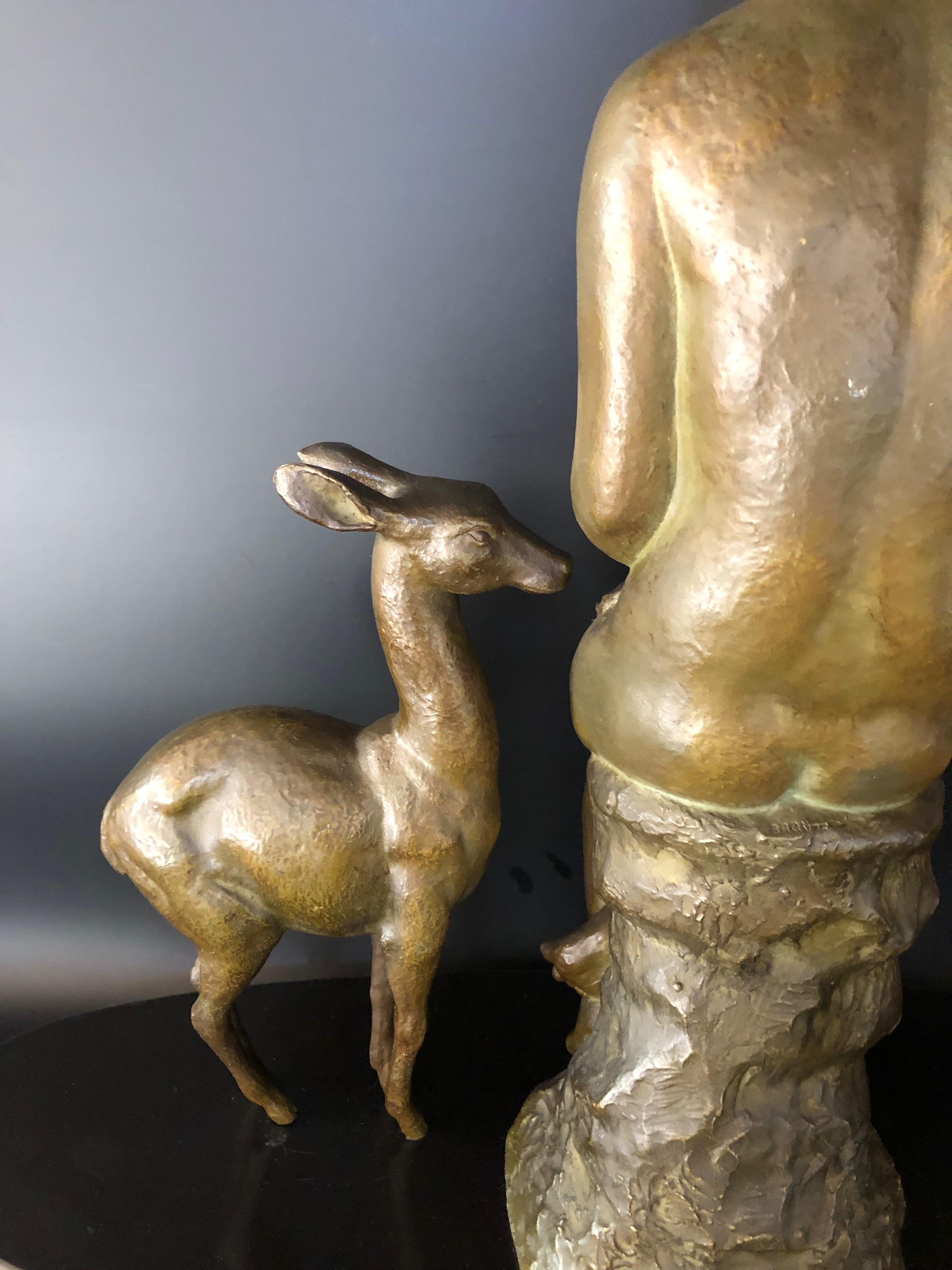 Offre en bronze Art Déco signée Cipriani en vente 1
