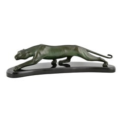 Pantera de bronce Art Déco de Georges Lavroff – Francia, hacia 1925