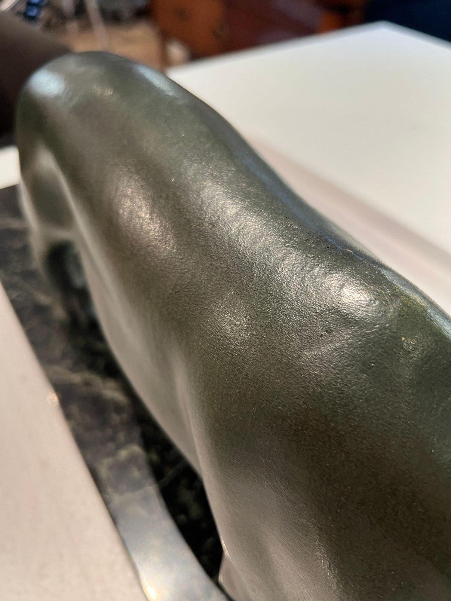 Art Deco Bronze Panther, Signed Secondo, France circa 1930 For Sale 6