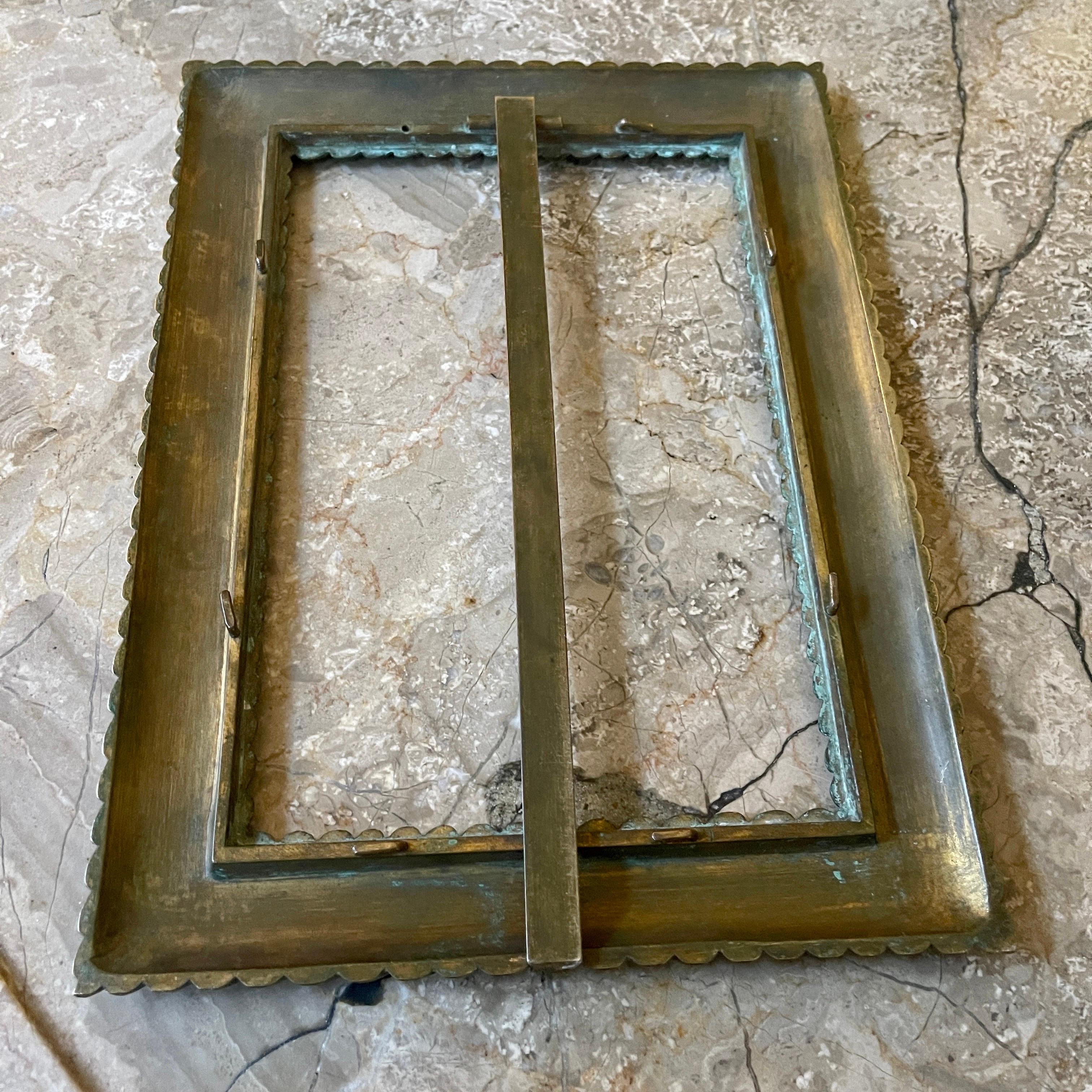 Art Deco Bronze Picture Frame or Vanity Mirror For Sale 6