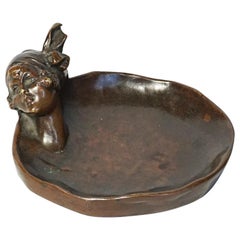 Art Deco Bronze Pin Dish by Bruno Zach