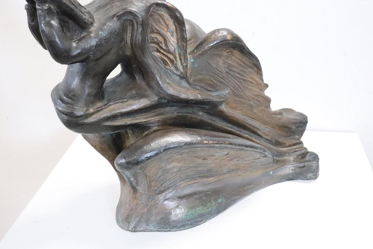 Art Deco Bronze Sculpture, Angel 1