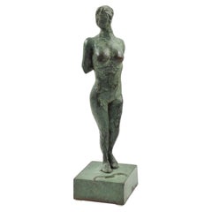 Art Deco Bronze Sculpture Artemis, Diana the Huntress, France 1930s