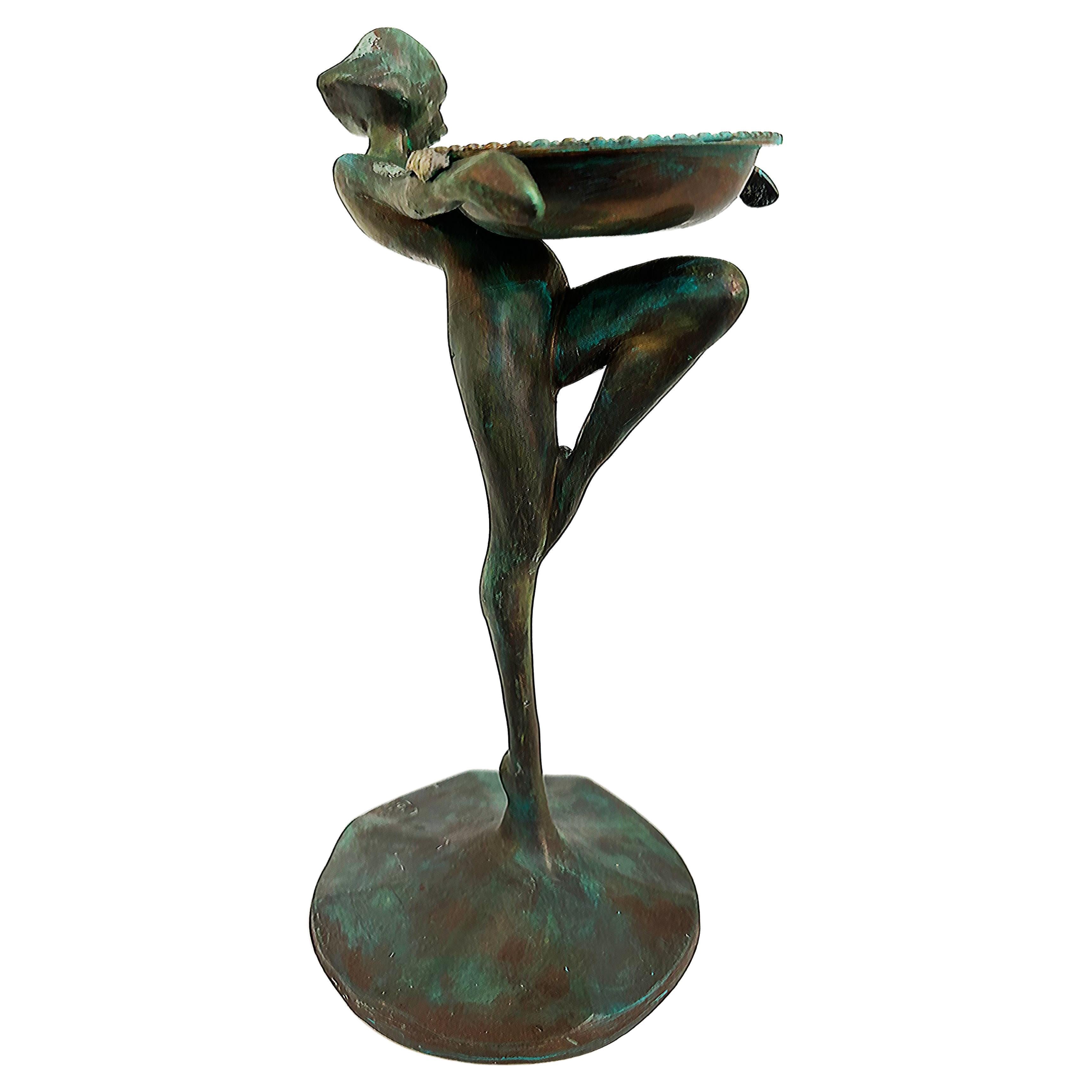 Art Deco Bronze Sculpture Attributed to Frankart With 1922 Copyright to Base