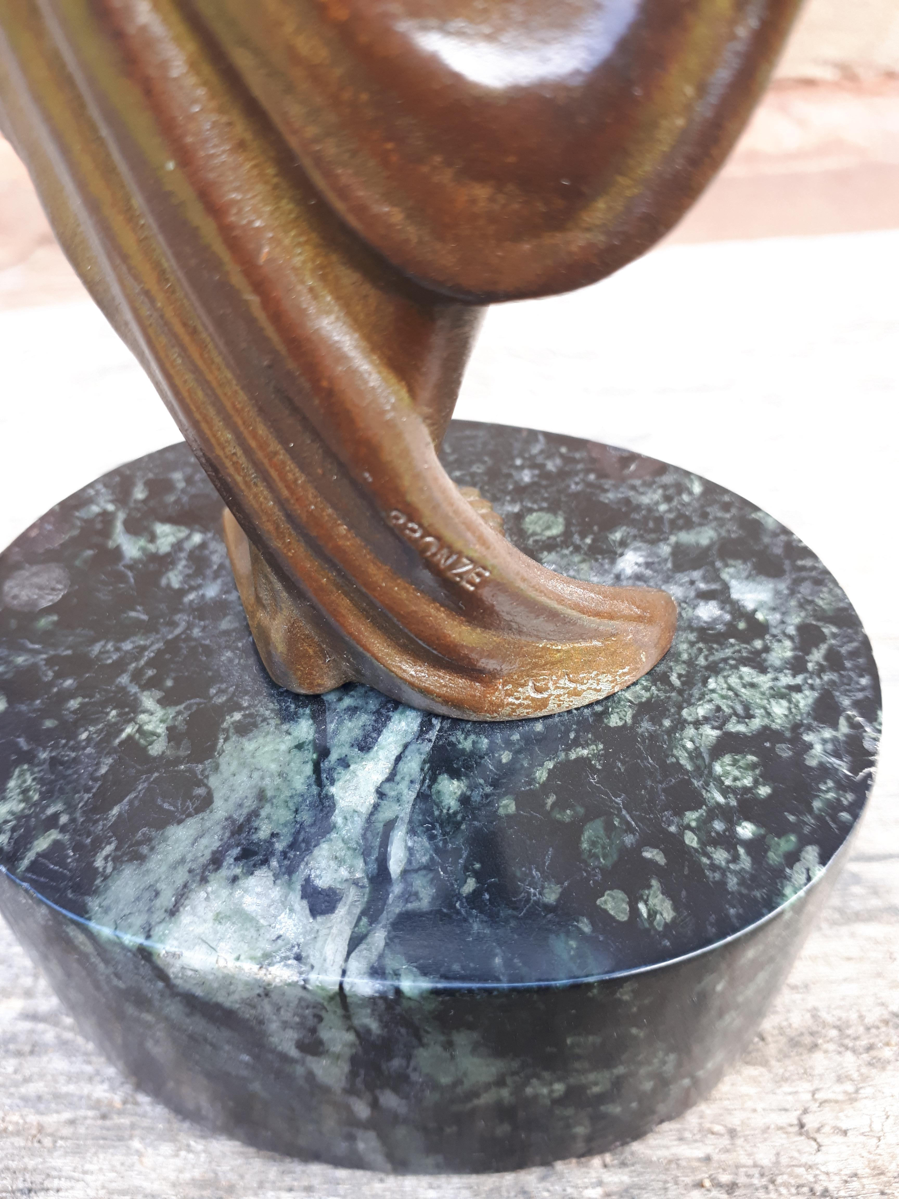 Sculpture Art déco en bronze de Lucien Alliot Bon état - En vente à Saverne, Grand Est