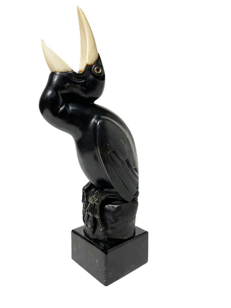 20th Century Art Deco Bronze Sculpture by Marcel Antoine 'André' Bouraine, France, 1886-1948 For Sale