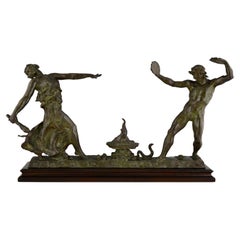 Art Deco Bronze Sculpture Dance of Fire by Félix Benneteau-Degrois 1920
