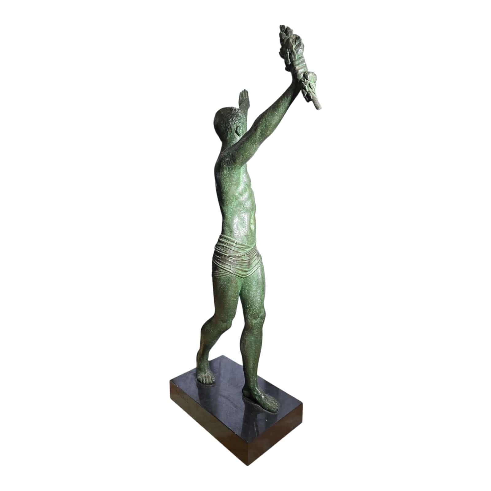 Art Deco Bronze-Skulptur - D.H. Chiparus (Signiert J. Darcourt), ca. 1930 im Angebot 6