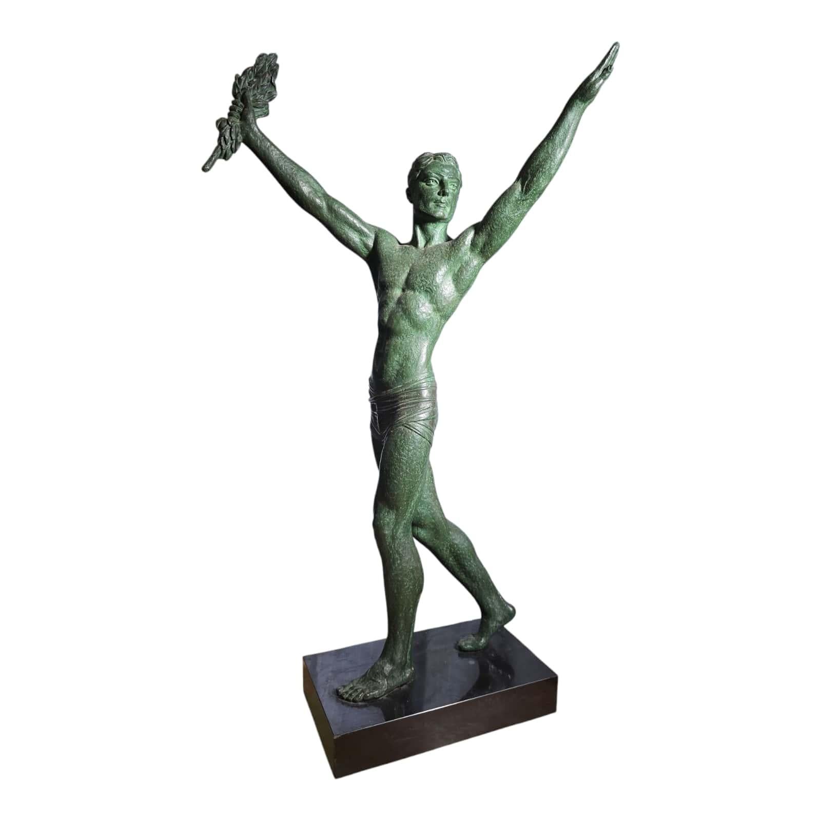 Art Deco Bronze-Skulptur - D.H. Chiparus (Signiert J. Darcourt), ca. 1930 im Zustand „Gut“ im Angebot in Madrid, ES
