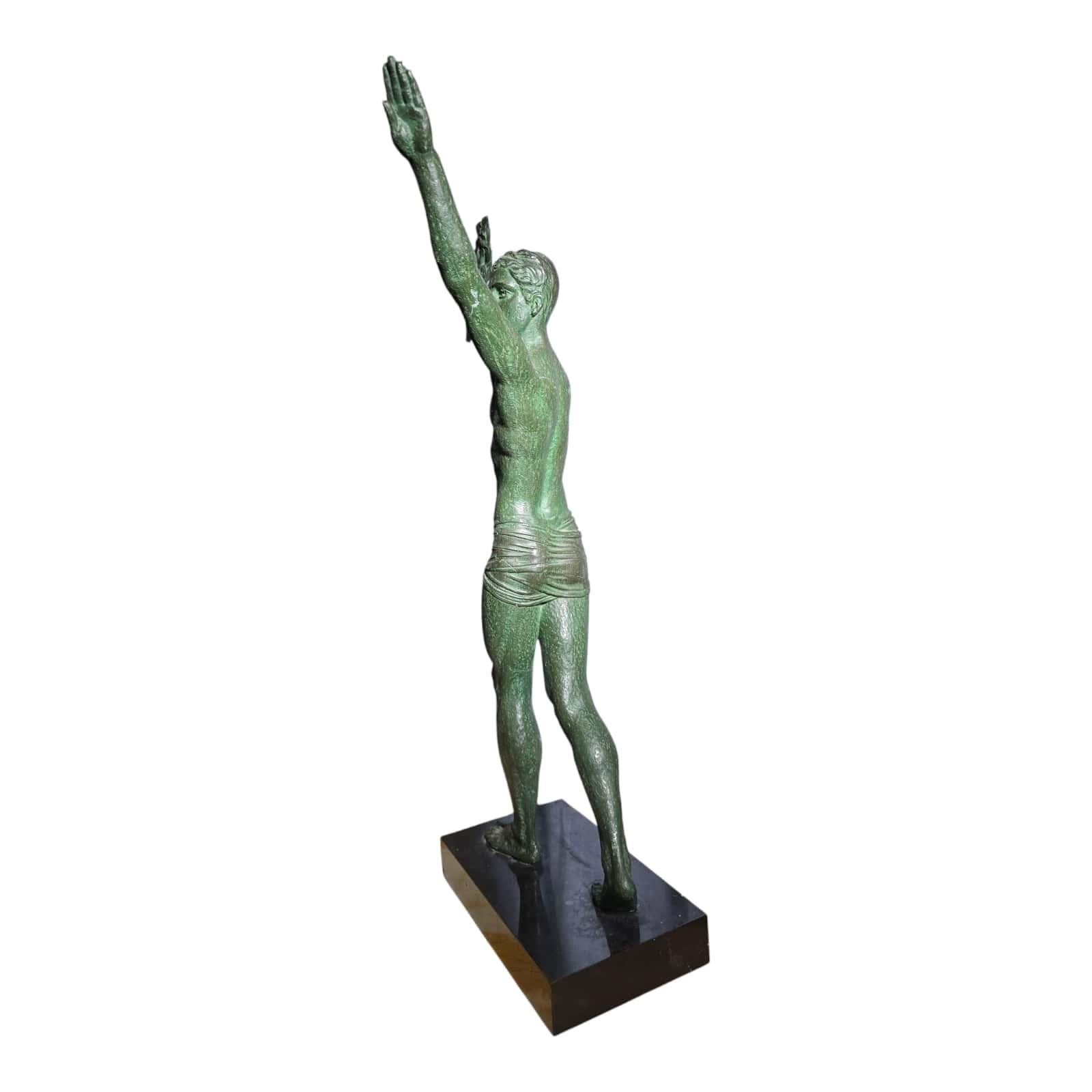 Art Deco Bronze-Skulptur - D.H. Chiparus (Signiert J. Darcourt), ca. 1930 (Marmor) im Angebot