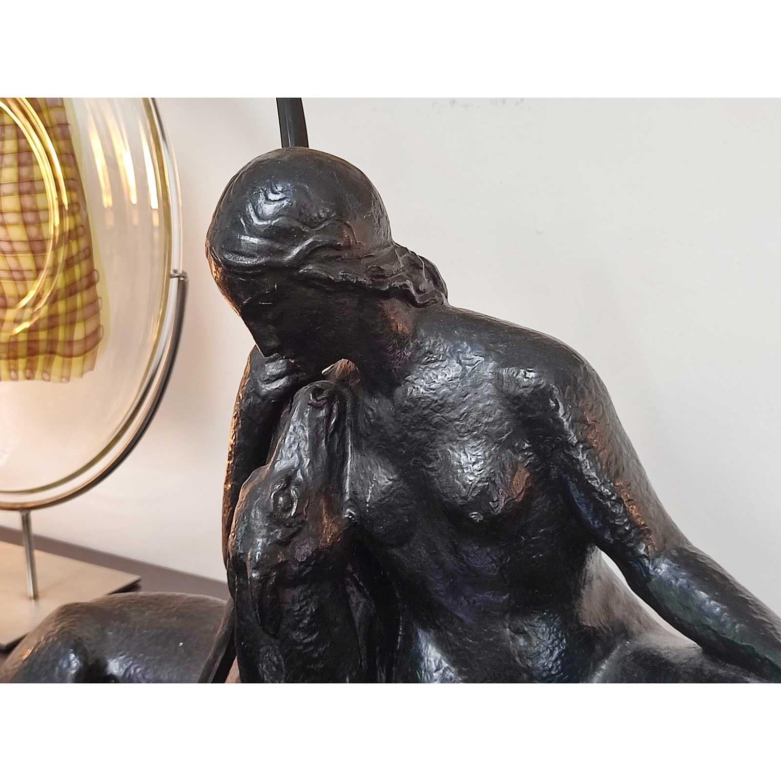 Art Deco Bronze Sculpture Goddess of the Hunt by Andre Lavaysse, Susse Freres In Excellent Condition For Sale In Bochum, NRW