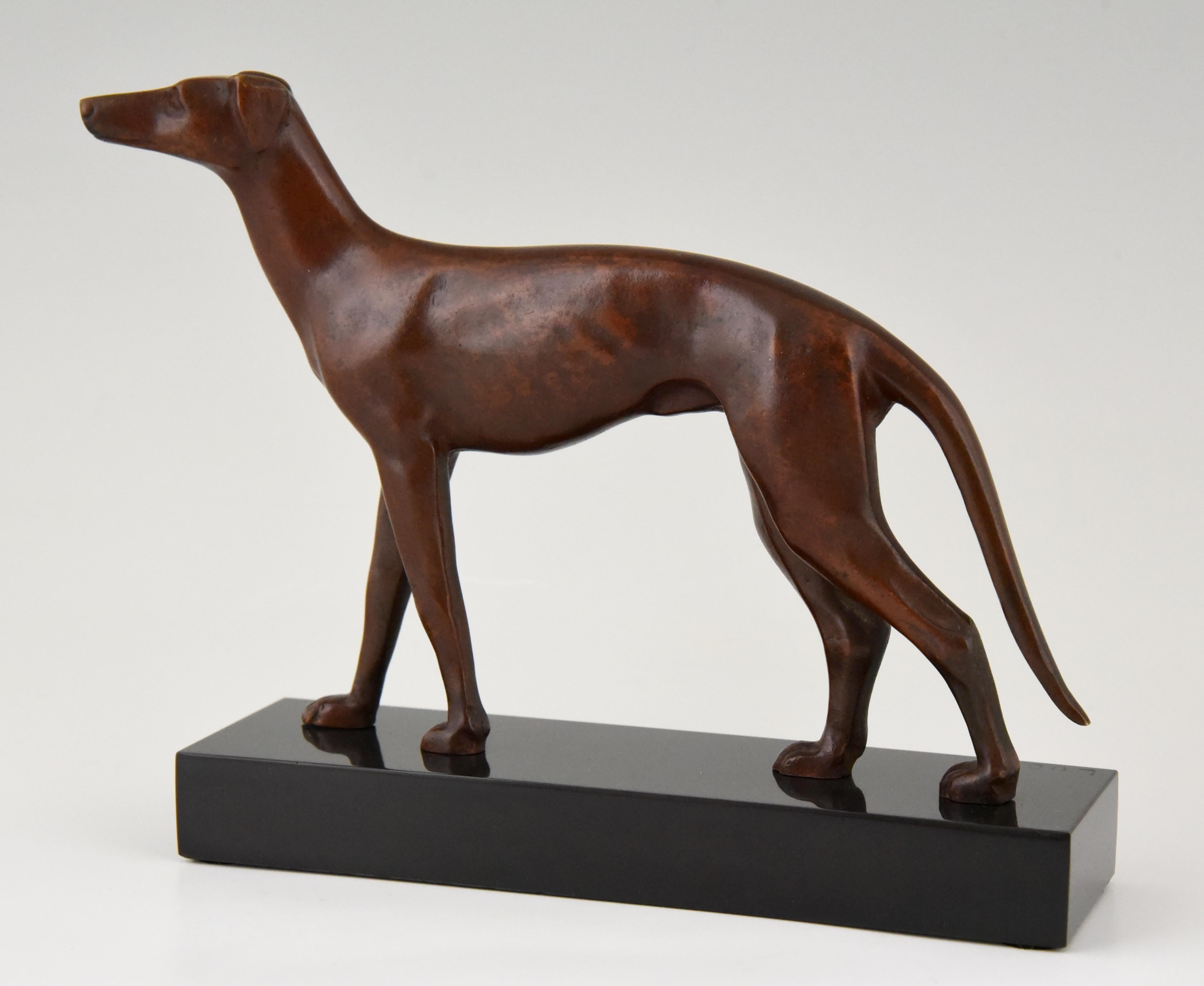 art deco greyhound