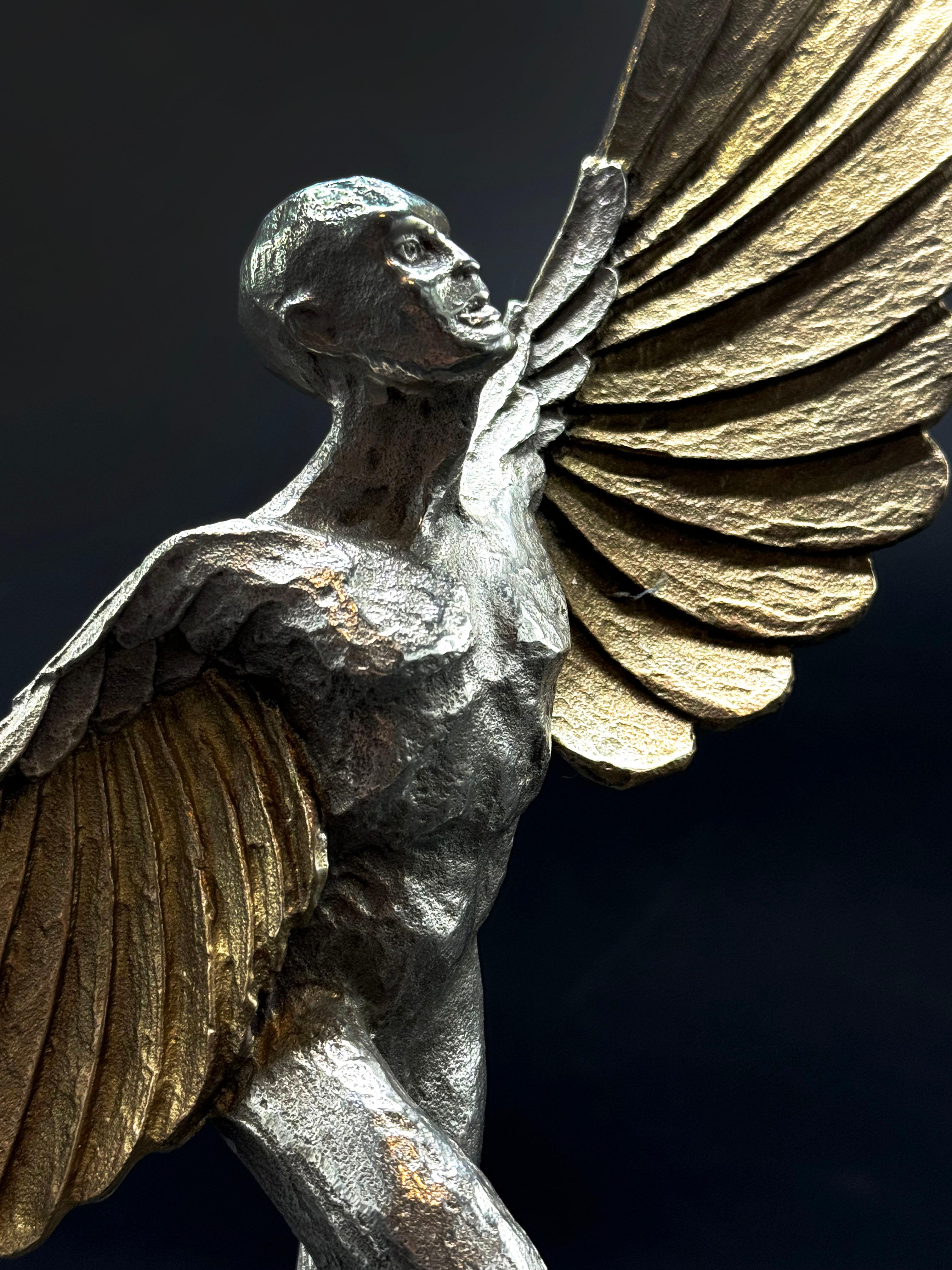 Fatto a mano Scultura in bronzo Art Deco 