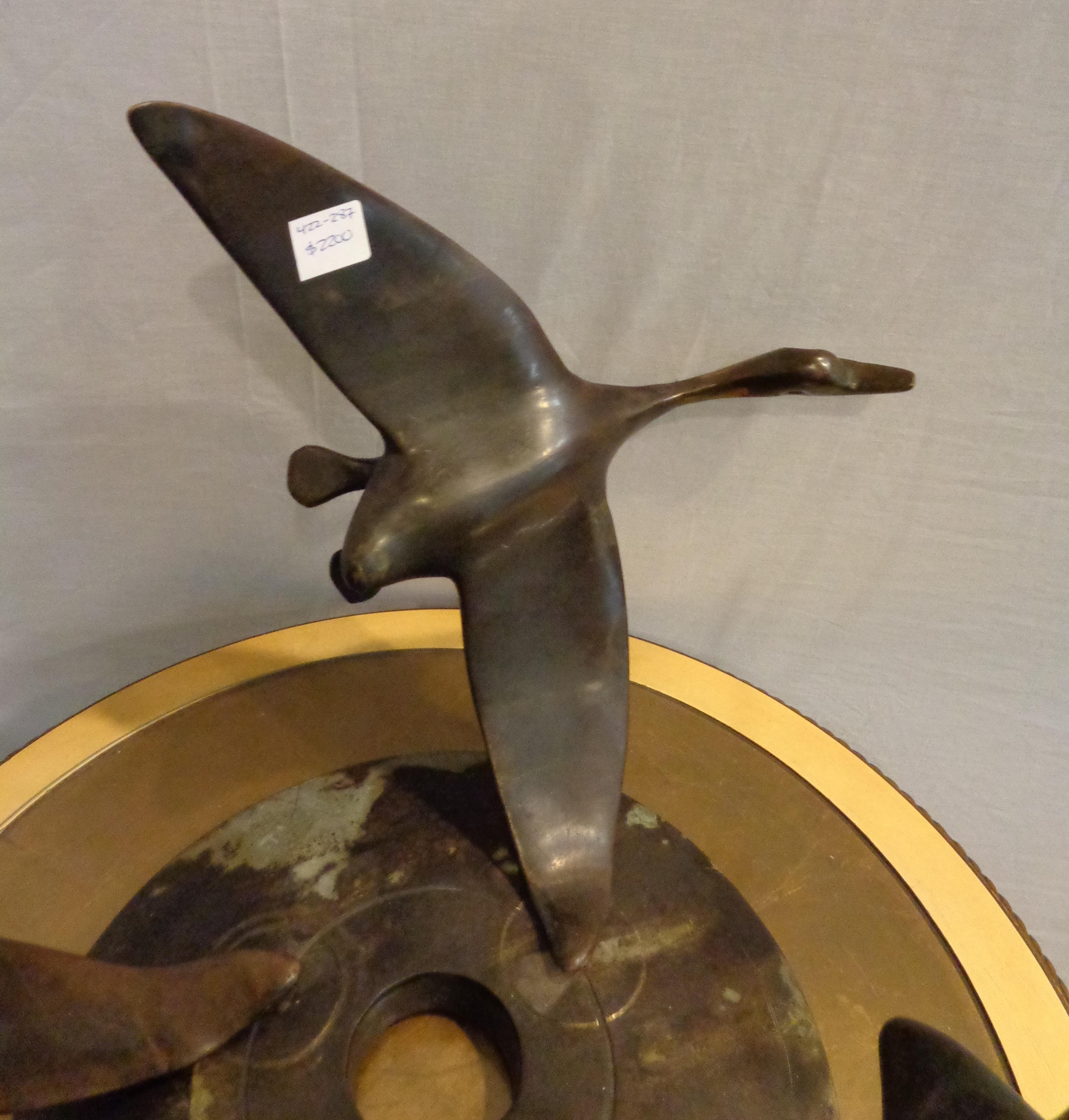 flying geese sculpture