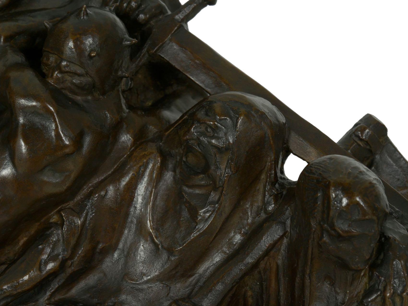 Art Deco Bronze Sculpture of “Four Horsemen of Apocalypse” by Lee Lawrie In Good Condition In Shippensburg, PA