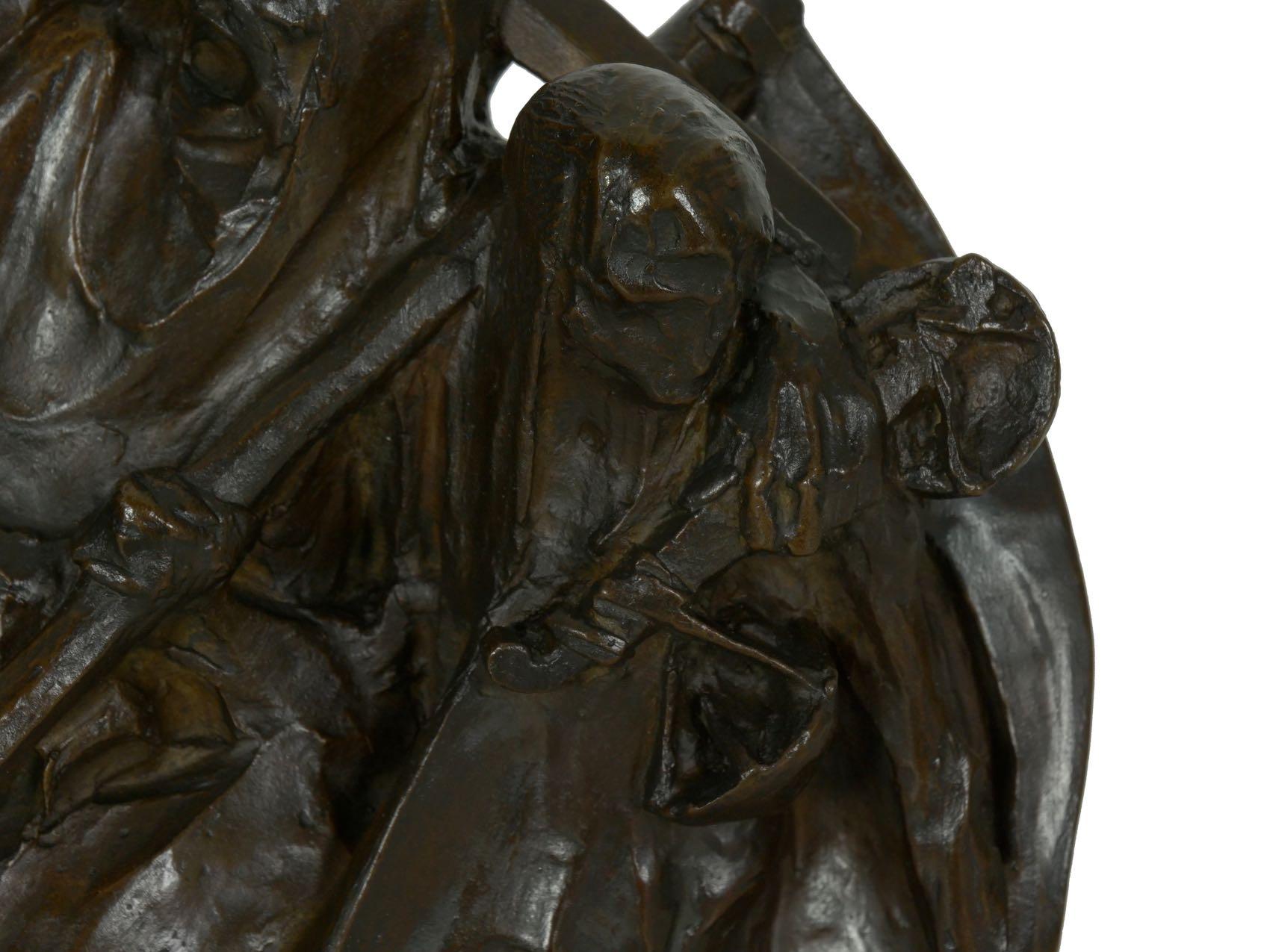 20th Century Art Deco Bronze Sculpture of “Four Horsemen of Apocalypse” by Lee Lawrie