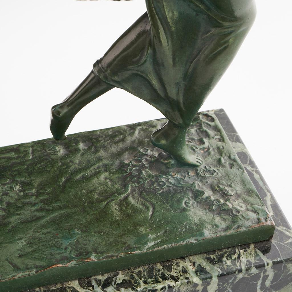 Art Deco Bronze Sculpture of the Three Graces by Bruno Zach 7