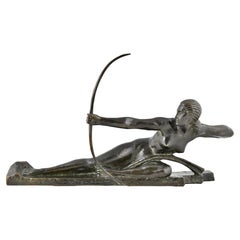 Art Deco bronze sculpture Penthesilia Marcel Bouraine Susse Frères 1925