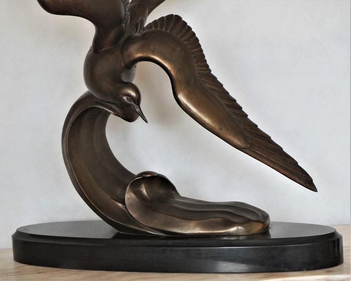 Bronze Sculpture en bronze Art déco 