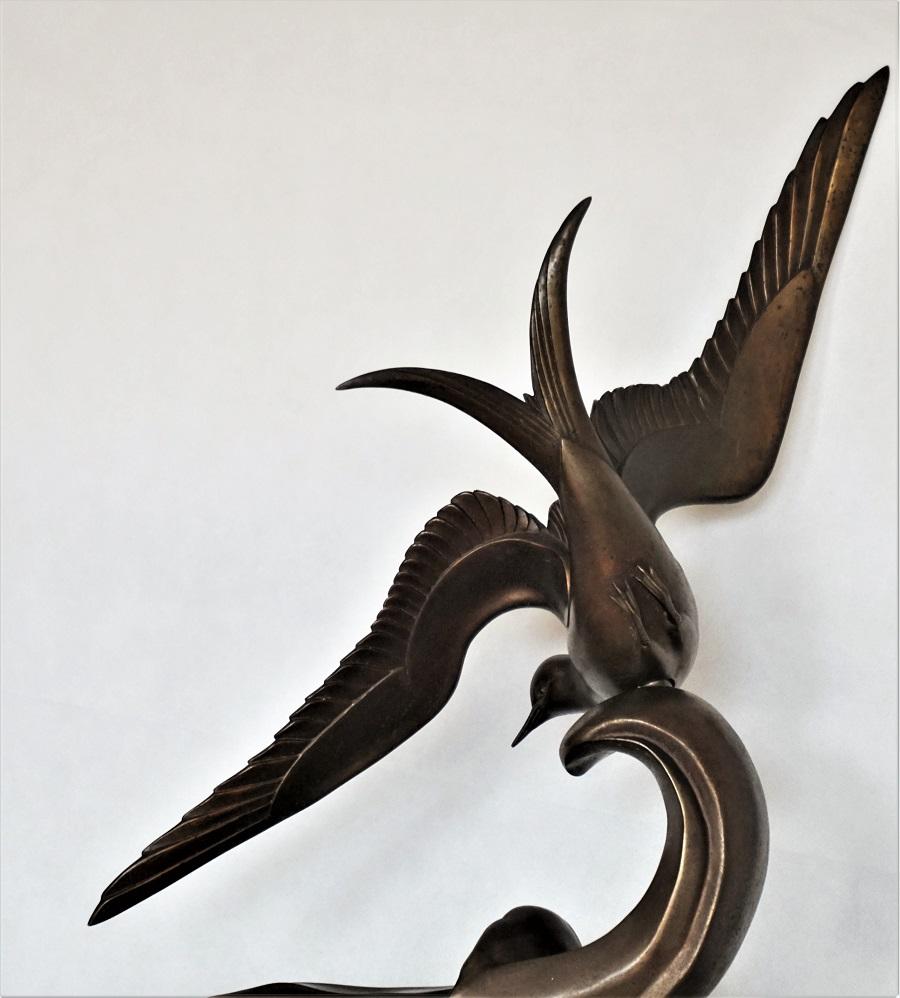 Sculpture en bronze Art déco 