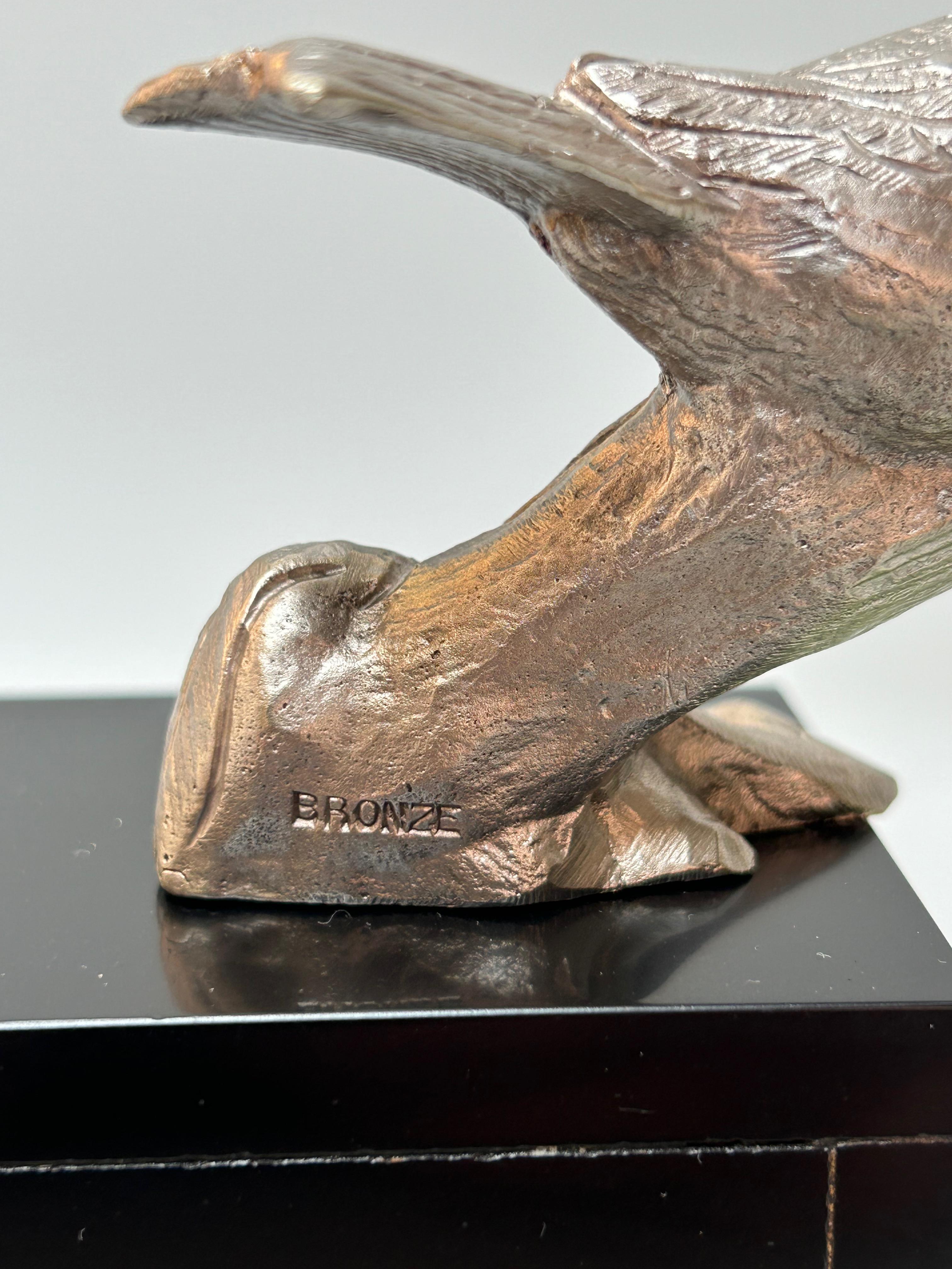 Bronzo Art Deco firmato Rochard in vendita 5