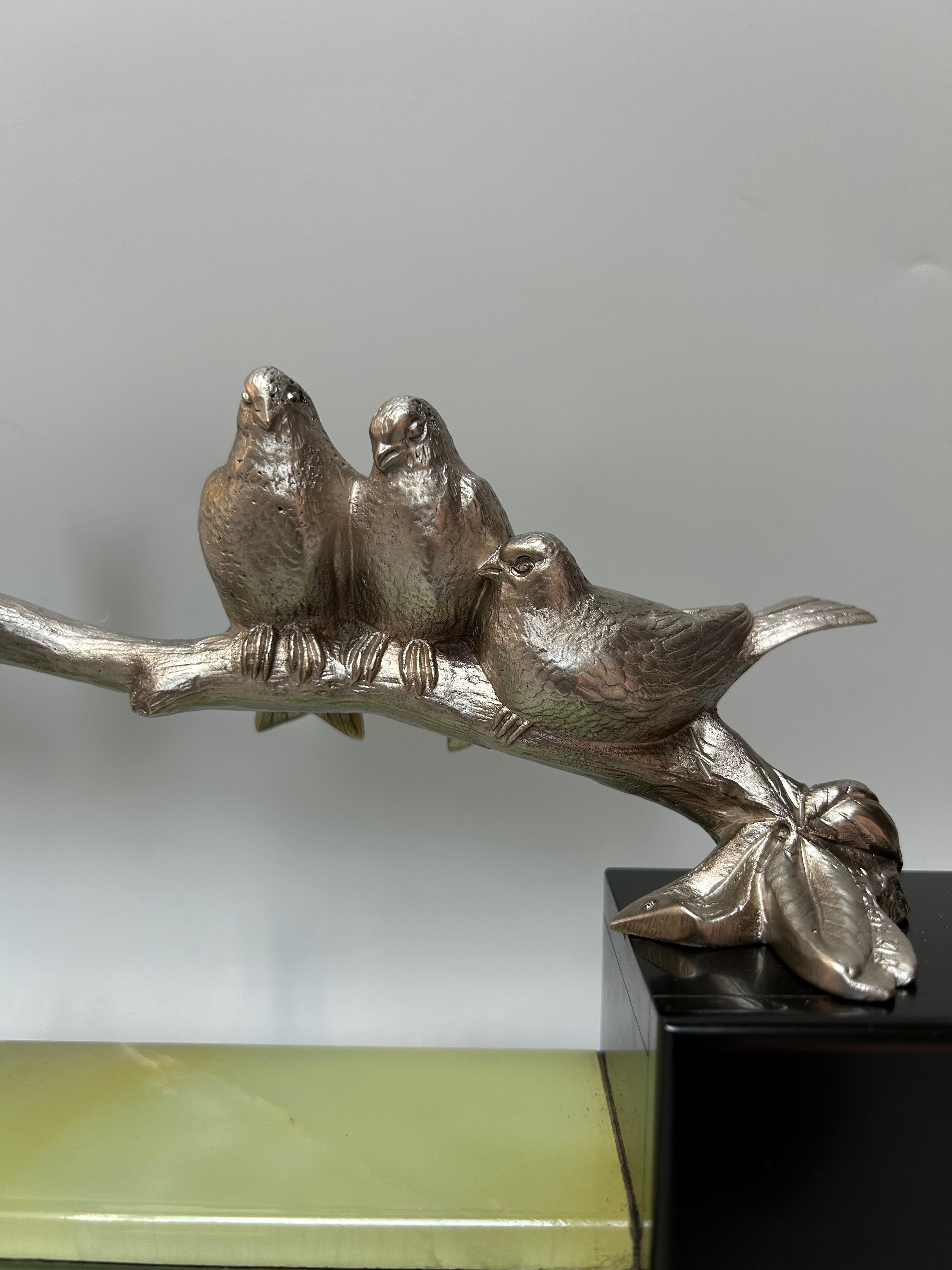 Art Déco Bronzo Art Deco firmato Rochard in vendita