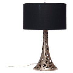 Antique Art Deco Bronze Table Lamp, c. 1930s