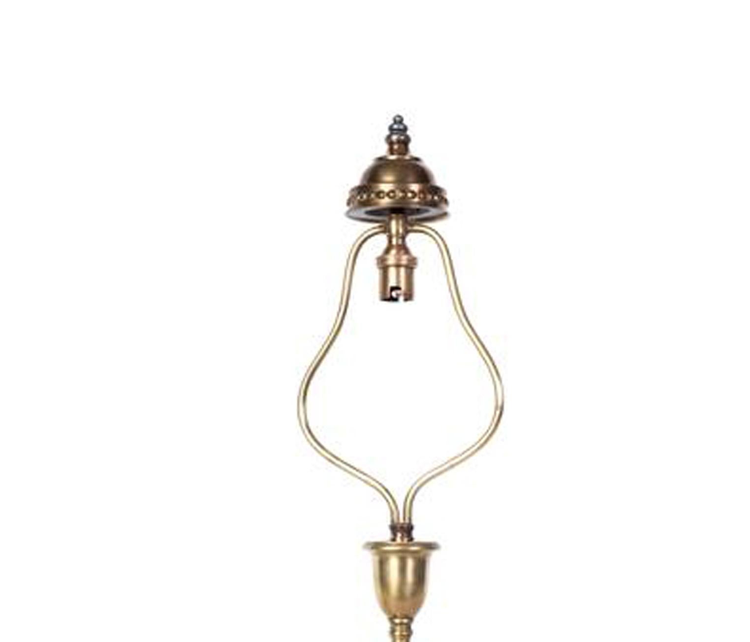 Art-déco-Tischlampe aus Bronze (Art déco) im Angebot