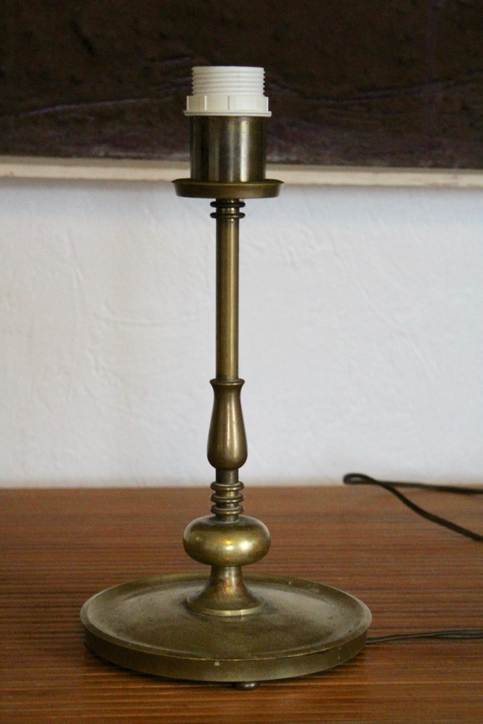 Art deco bronze table lamp For Sale 1