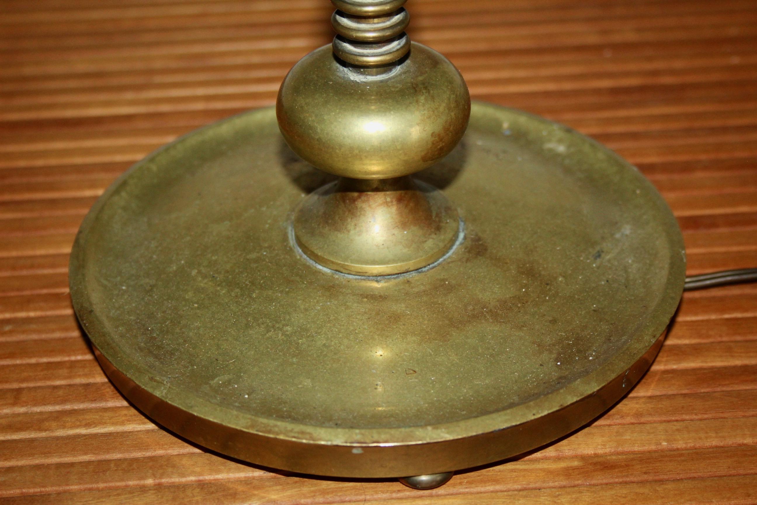 Art deco bronze table lamp For Sale 2