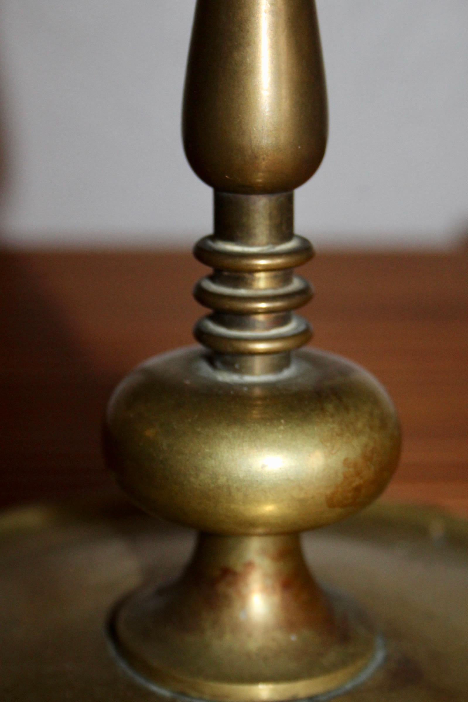 Art deco bronze table lamp For Sale 3