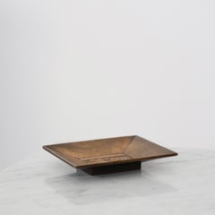 Art-Deco-Bronze-Tablett von GAB, 1930er Jahre, Schweden