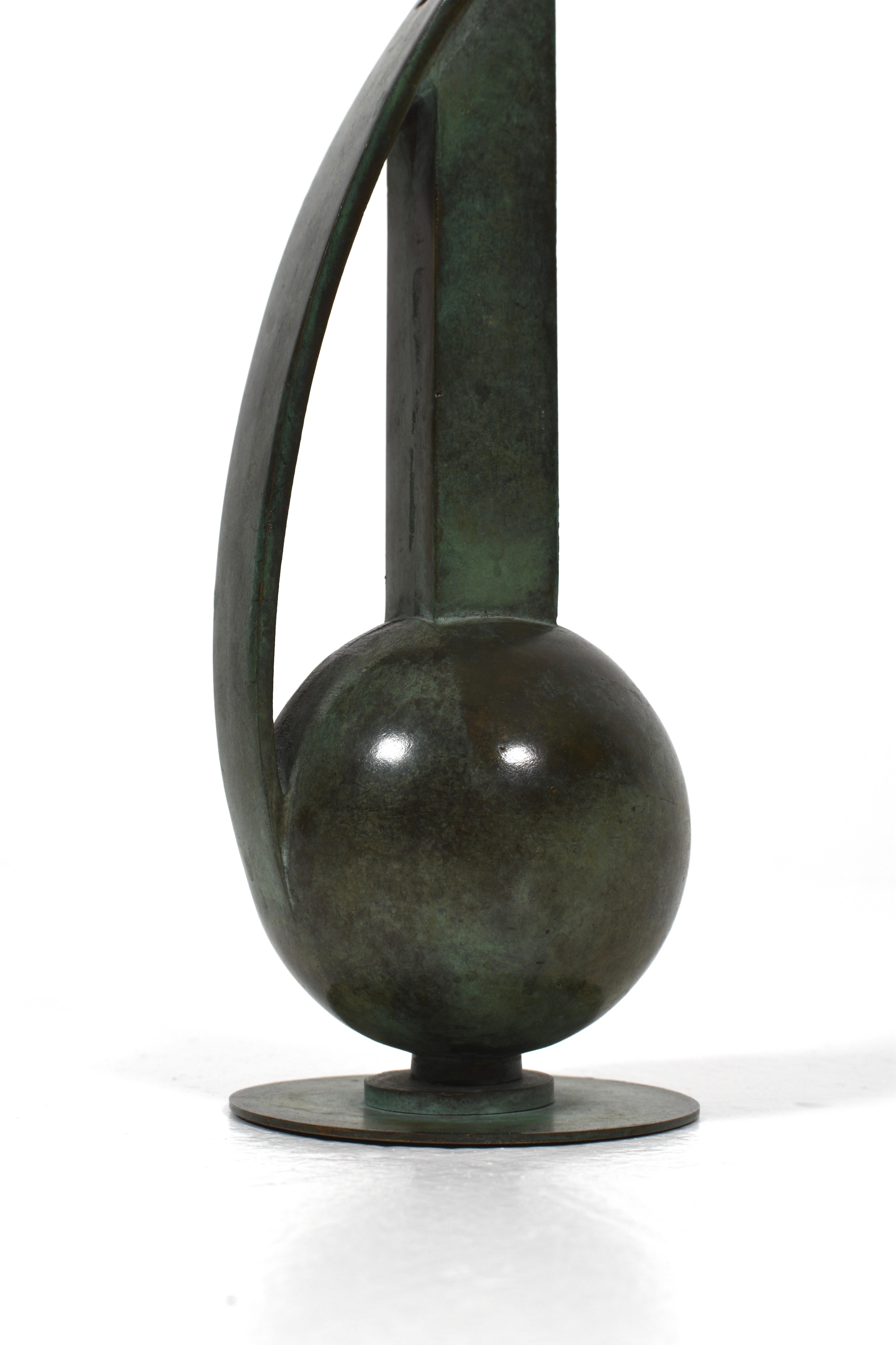 Bronzo Vaso in bronzo Art Déco di Bowie, Svezia, anni '30 in vendita