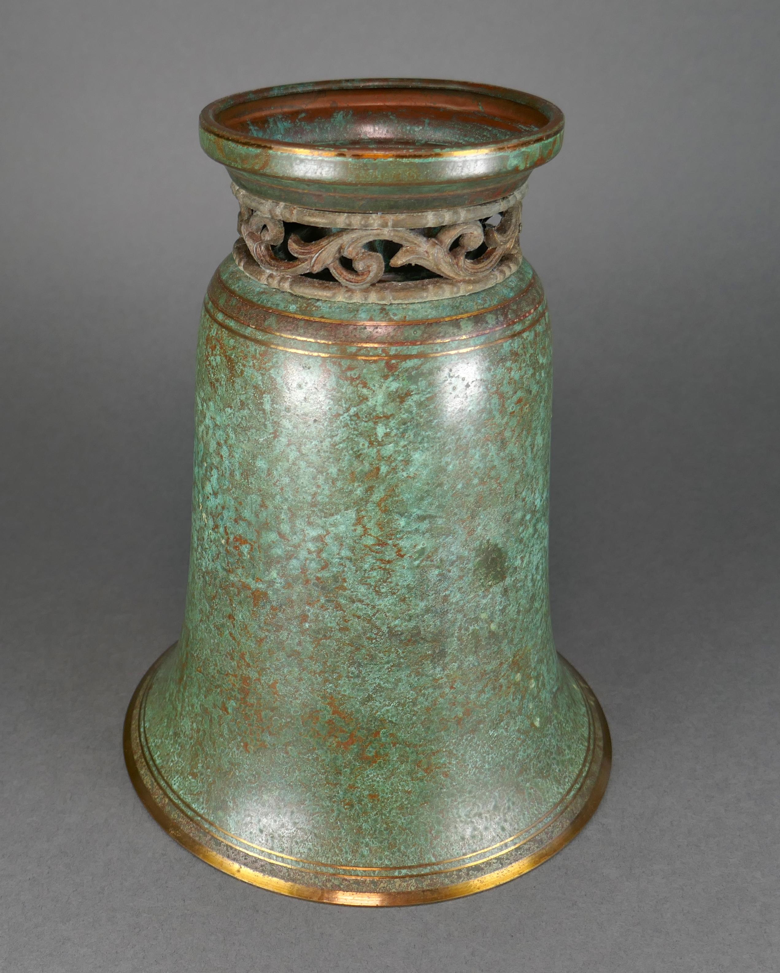 Art Deco Bronze Vase by Carl Sorensen 5