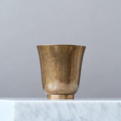 Vaso in bronzo Art Deco di GAB Guldsmedsaktiebolaget, Svezia, anni '30