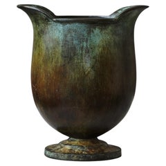 Vintage Art Deco Bronze Vase by GAB Guldsmedsaktiebolaget, Sweden, 1930s