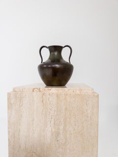 Art Deco Bronze Vase by GAB, Sweden, 1930s