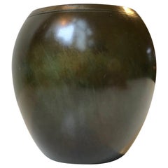Art Deco Bronze Vase by Just Andersen, 1930s
