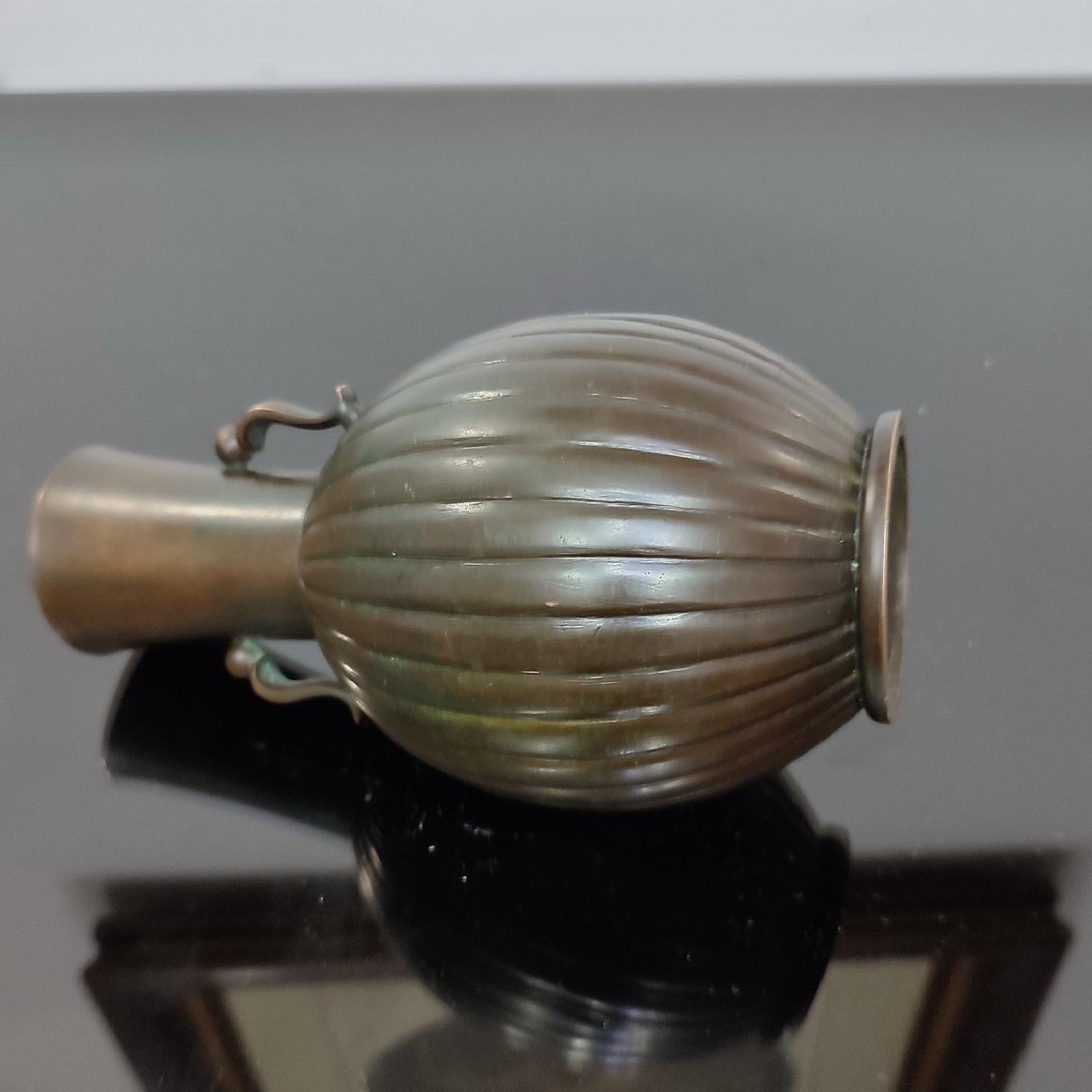 Vaso Art Deco in bronzo di Just Andersen in vendita 3