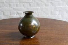 Art deco bronze vase by Krone Bonce, Denmark ca. 1930
