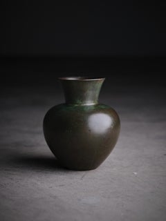 Art déco bronze vase model 30 by GAB, Sweden, 1930s