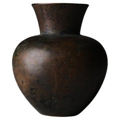 Art déco bronze vase model 30 by GAB, Sweden, 1930s